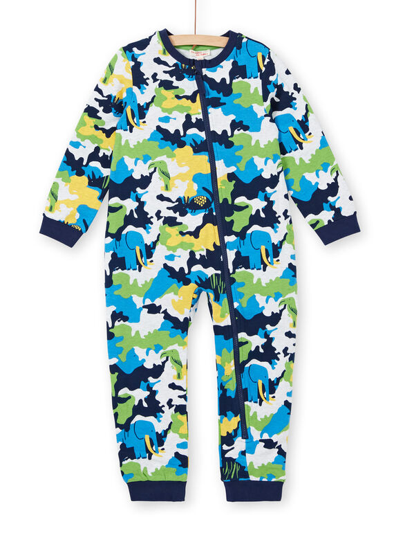 Pijama criança menino em moletão estampado camuflagem LEGOCOMBI / 21SH1211D4FJ920