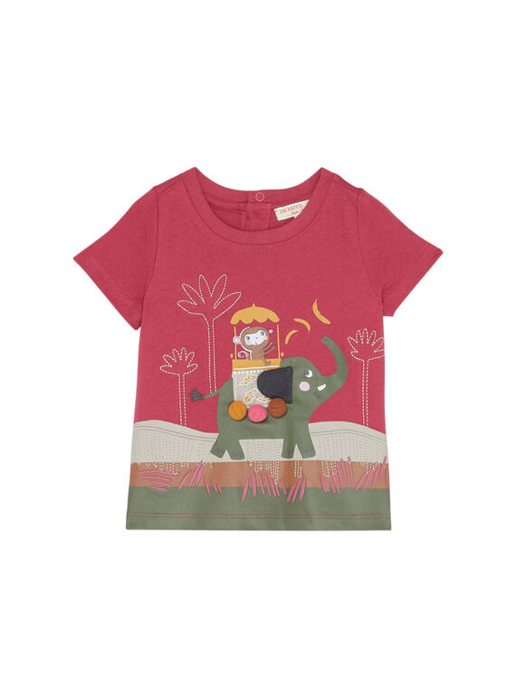 T-shirt Mangas Curtas Rosa JUDUTI2 / 20SG10O2TMC312
