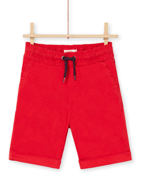 Bermudas vermelhas criança menino LOJOBERMU3 / 21S902F3BER050