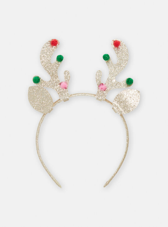 Bandolete de Natal dourado para menina SYAJOSERR7 / 23WI01S1TETK008