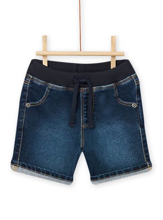 Bermudas de ganga escura bebé menino NUJOBER2 / 22SG10C2BERK005