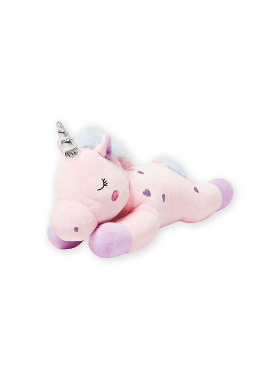 Peluche unicórnio rosa com pequenos corações violeta JLicorne rose / 20T8GF1BPE2099