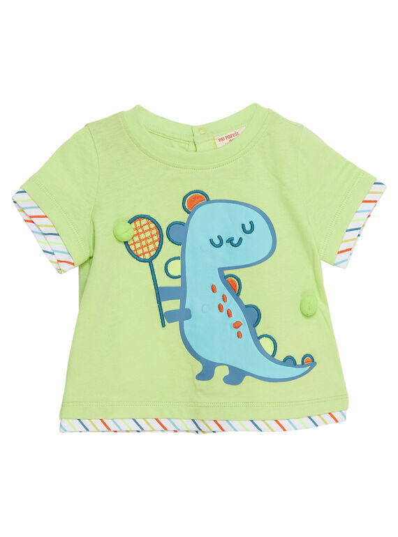 T-shirt Mangas Curtas Amarelo JUBOTI2 / 20SG10H1TMC108
