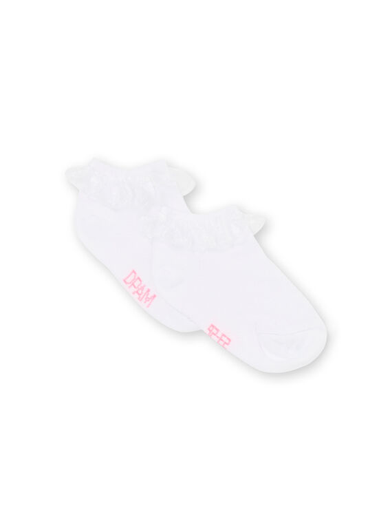 Meias brancas e rosa bebé menina LYIBALSOQ / 21SI09O1SOQ000
