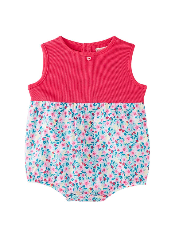 Babygro bi-matéria menina JIQUABAR / 20SG09R1BAR000