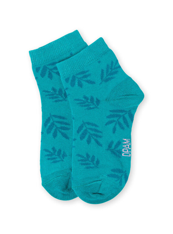 Meias turquesa e azul menina LYAVERSOCK / 21SI01Q1SOQC216