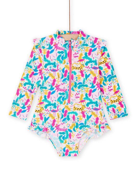 Macacão rosa-chá com estampado animal RYICOMB / 23SI09RBMAID329