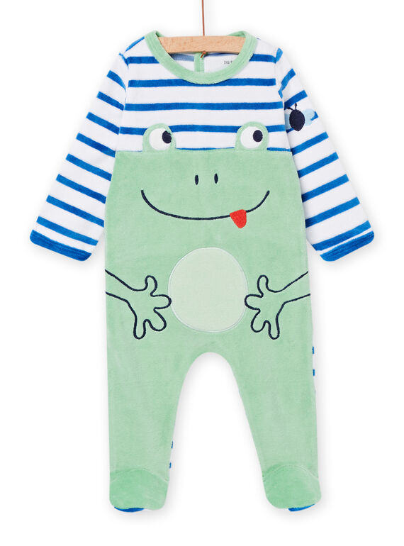 Babygro branco, verde e azul bebé menino NEGAGRENOU / 22SH14G1GRE000
