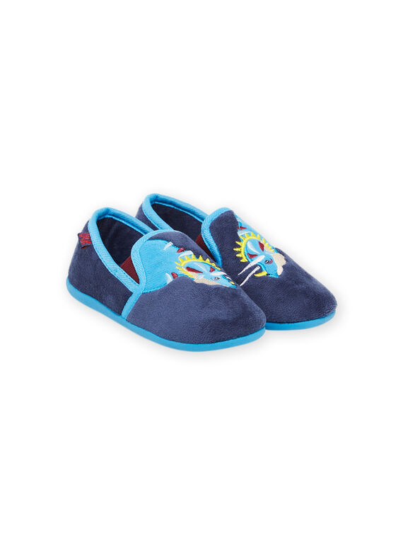 Pantufas slip-on com padrão de dinossauro POPANTSAFA / 22XK3643D0B070