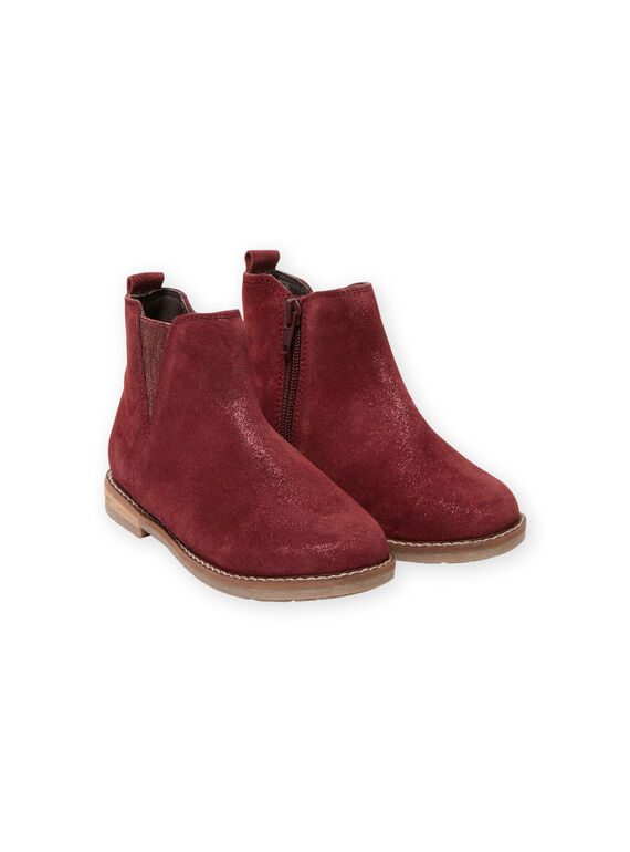 Botins cor-de-vinho menina MABOOTVIN / 21XK3573D0D719