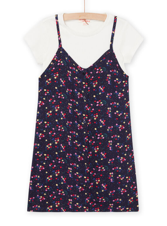 Vestido com estampado florido com t-shirt integrada RANAUROB4 / 23S901N4ROB070