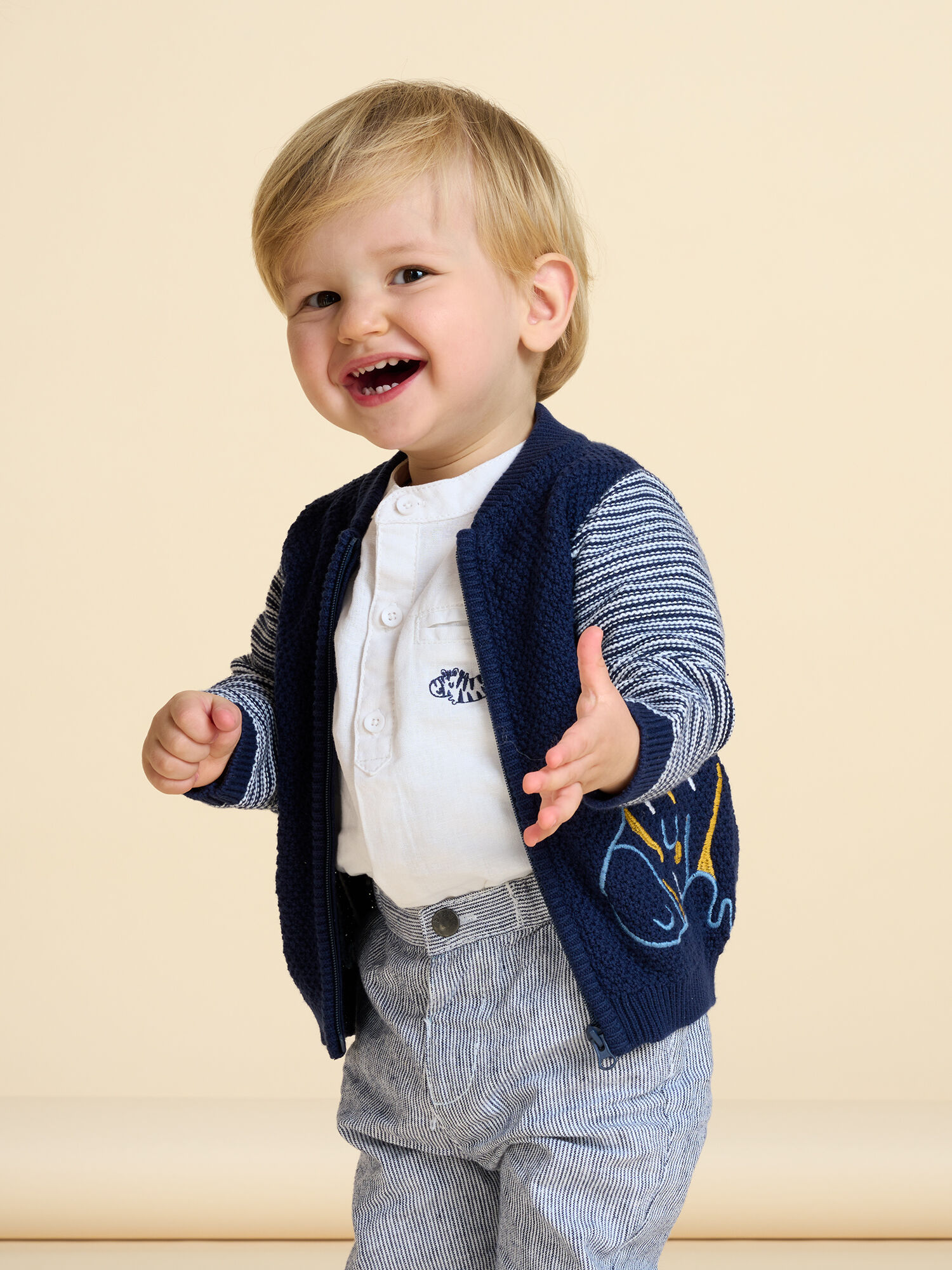Casaco azul tinta beb menino comprar online Camisola Sweat