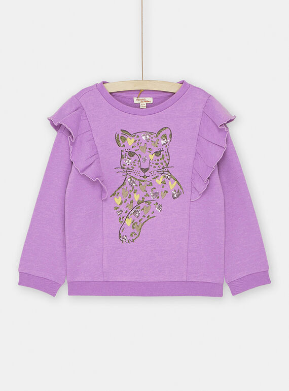 Sweat parma-escuro menina SAKYOSWEA / 23W901I1SWE329