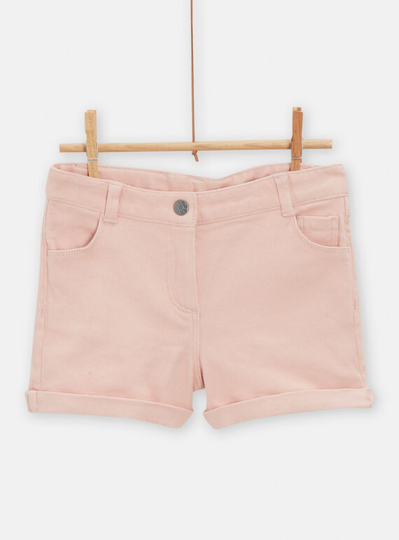 Calções de ganga rosa menina TAJOSHORT4 / 24S901C1SHOD329