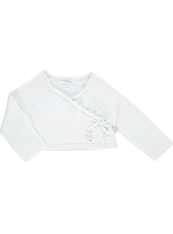 Baby girls' wrapover cardigan CCFCAR2 / 18SF03C1CAR000
