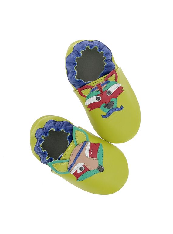 Baby boys' leather slippers CNGFUTE / 18SK47X1D3S010