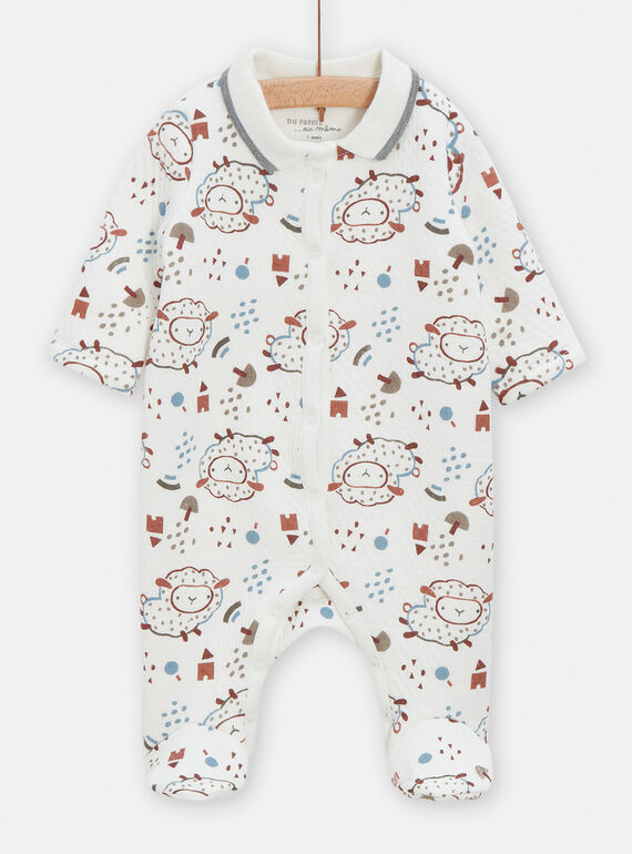 Macacão de bebé com estampado para menino VOU1GRE2 / 24WF04C1GRE001