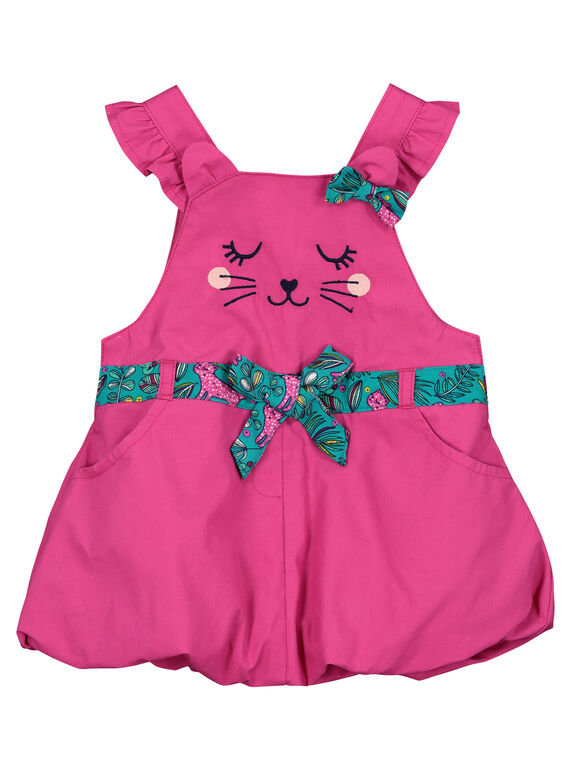 Vestido em popeline bebé menina FITUROB2 / 19SG09F2ROB712