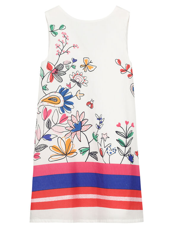 Vestido direito estampado menina FATOROB4 / 19S901L4ROB000
