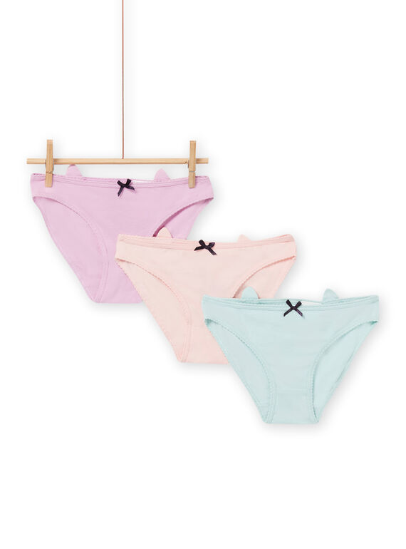 Pack de 3 cuecas com estampado tigre menina NEFALOTIGRE / 22SH11I5D5LD327