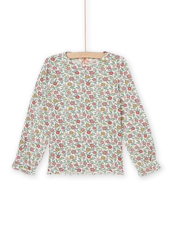 T-shirt de mangas compridas com estampado florido PARHUTEE5 / 22W901Q2TML001
