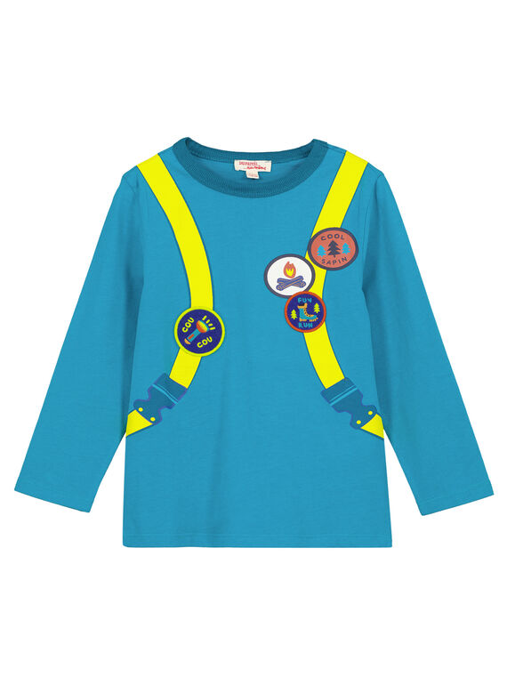 T-shirt Turquesa Mangas Compridas GOTUTEE2 / 19W902Q3TMLC217
