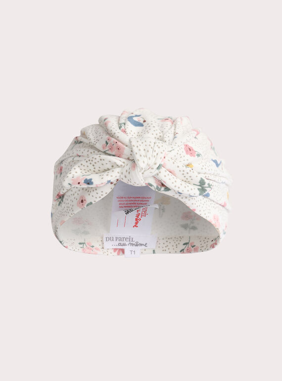Turbante estampado para bebé menina  VOU1BAN / 24WF40C1CHA001