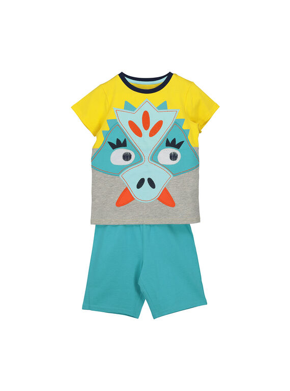 Pijama calções de algodão menino FEGOPYCZOR / 19SH12H2PYJF519