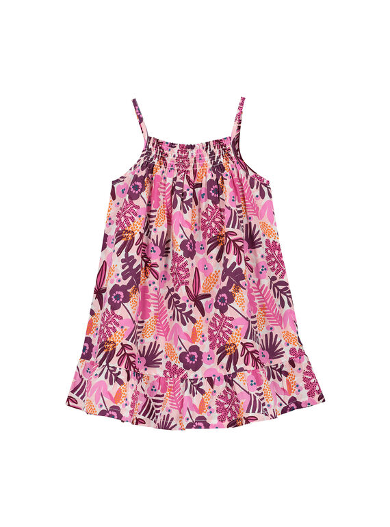 Vestido em algodão verão menina FAJOROB15 / 19S901G7ROB000