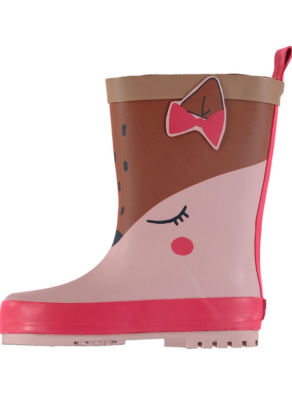 Galochas rosa bebé menina GBFBPJAU / 19WK37G2D0C030