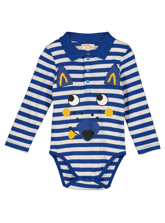 Body às riscas na gola GUBLEBOD / 19WG1091BOD000