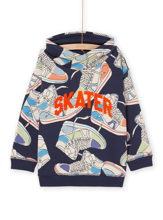 Sweat com capuz de estampado sapatilhas ROPURSWE1 / 23S902L2SWE705
