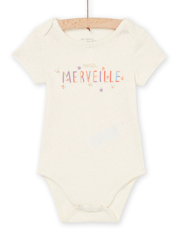Body com estampado às bolas e inscrição REFIBODMER / 23SH1312BDL001