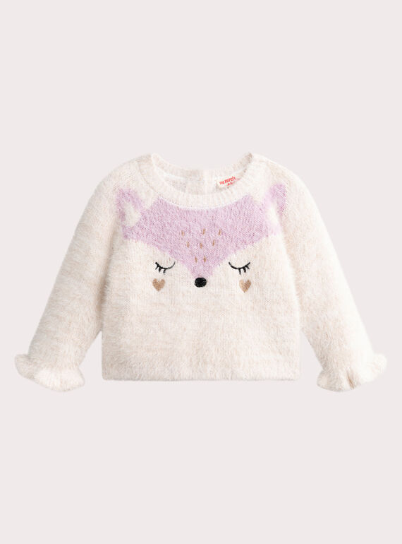 Camisola com raposa para bebé menina VIPERPULL / 24WG09R1PUL001