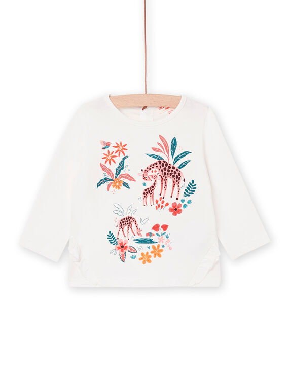 T-shirt de mangas compridas cru PIPRITEE / 22WG09P1TML001