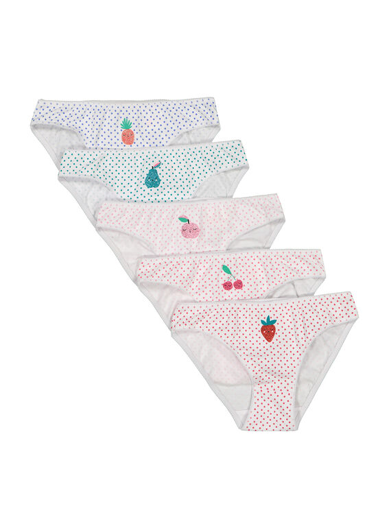 Conjunto de cuecas menina FEFALOTSEM1 / 19SH1155SLI000