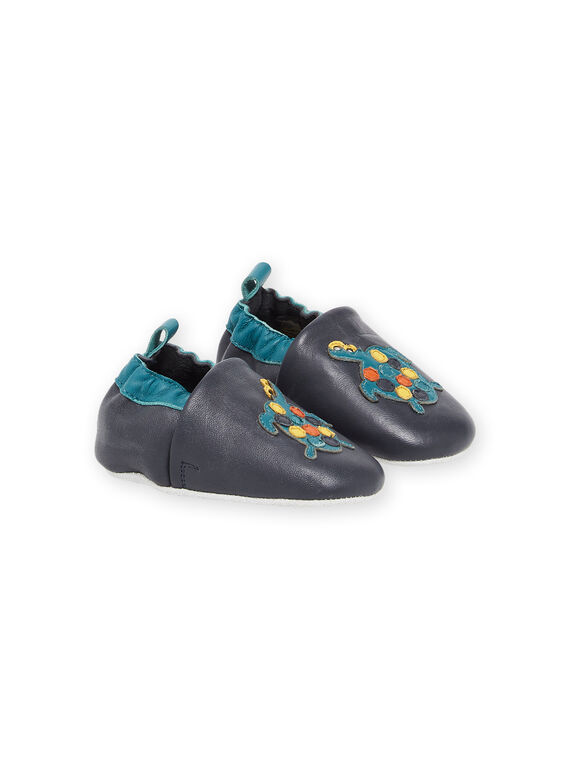 Pantufas em couro flexível tartarugas PUCHOSTOR / 22XK3843D3S070