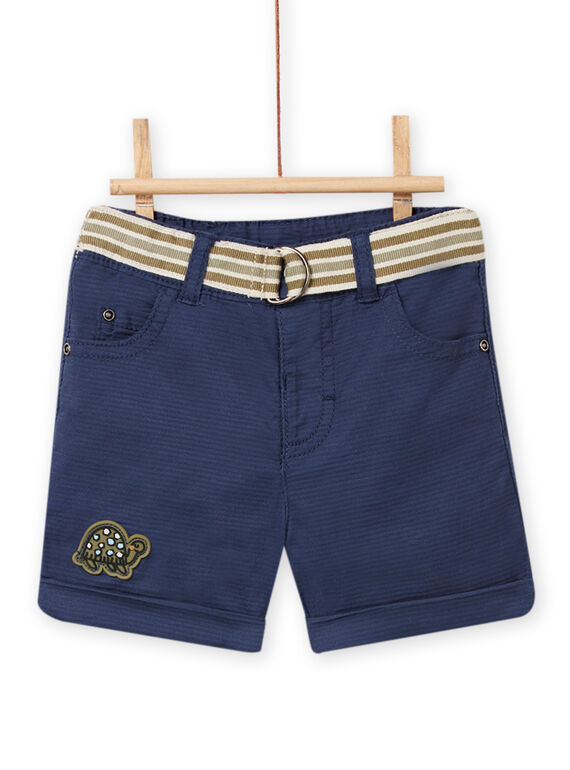 Bermudas azul-noite bebé menino NUSANBER3 / 22SG10S3BERC205