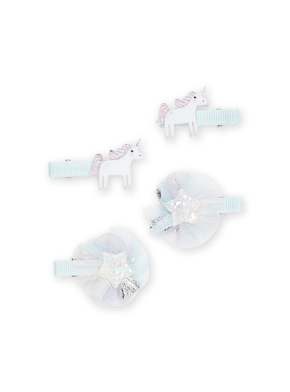 Pack de 4 ganchos azul e rosa RYAJOCLIC8 / 23SI01B5BRTK008
