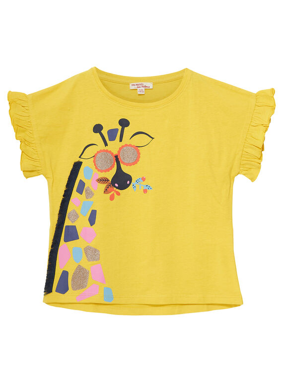T-shirt Mangas Curtas Amarelo JATROTI1 / 20S901F2TMCB102