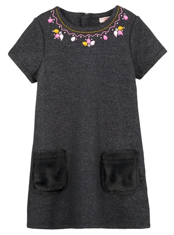 Vestido moletão forro pelo sintético GABLAROB1 / 19W901S2ROBJ912