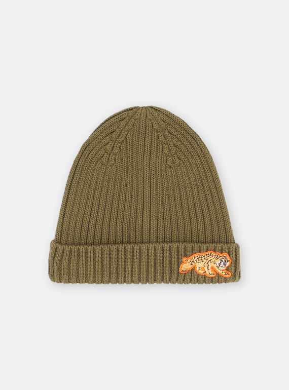 Gorro verde canelado SYOGROBON1 / 23WI0294BONG631