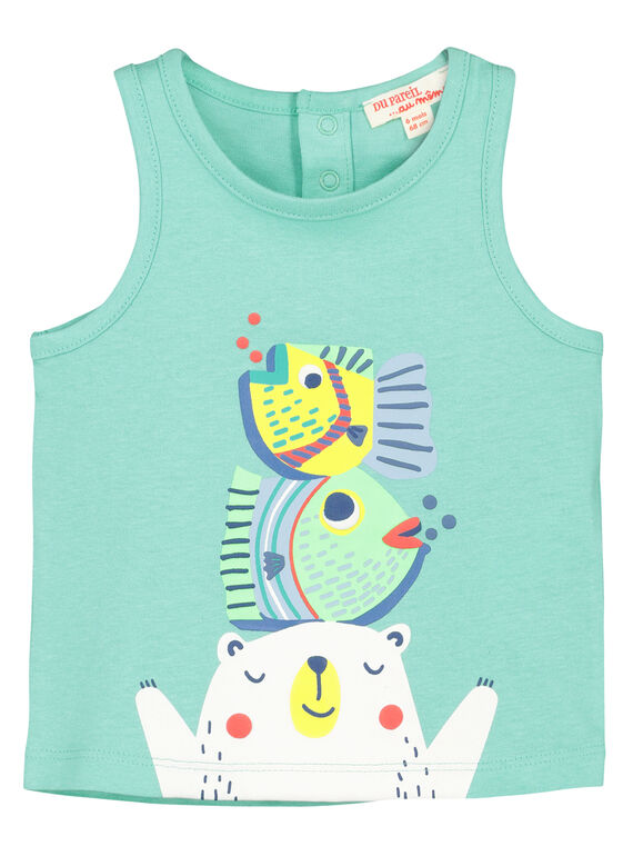 Camisola de alças estampado bebé menino FUCUDEB / 19SG10N1DEBG606