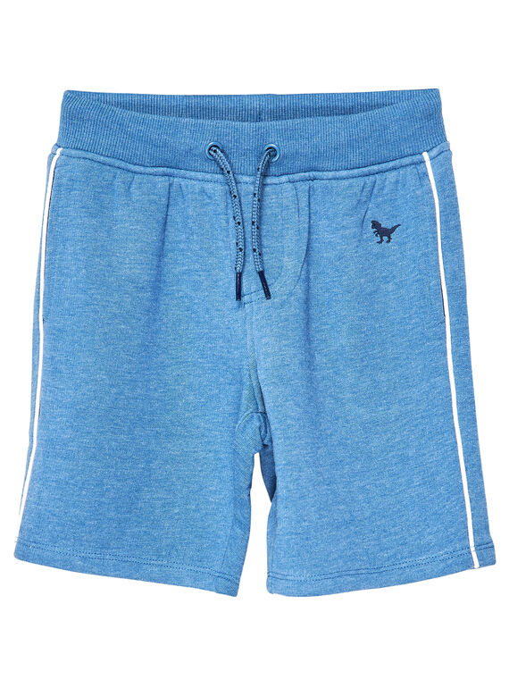 Bermudas moletão menino básico azul mesclado JOJOBER5 / 20S90255D25C206