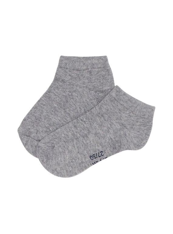 Meias curtas cinzento claro unissexo JYOESSOQ2 / 20SI0266SOQJ922