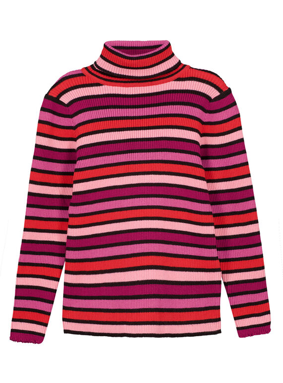 CAMISOLA GOLA ALTA RISCAS MULTICOR GABRUPULL2 / 19W901K2PUL099