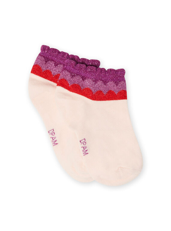 Meias rosa onduladas menina MYAPACHO / 21WI01H1SOQD319