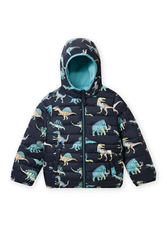 Blusão acolchoado reversível com estampado de dinossauros menino NOGROBLOU / 22S902D2BLO705