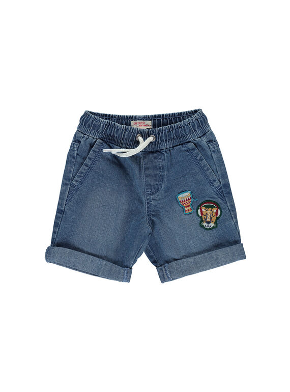 Bermudas em ganga menino FOTUBER4 / 19S902F4BER704