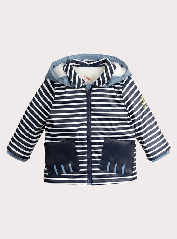 Capa de chuva com capuz removível para bebê menino VUGROIMP / 24WG10E1IMPC204